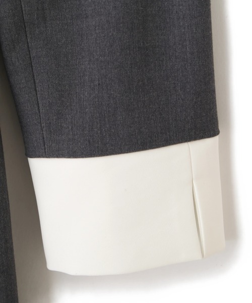 JILL by JILL STUART（ジルバイジルスチュアート）の「◇ジャケットレイヤードワンピース（ワンピース・レディース・ブラック/グレー・MEDIUM/SMALL）」の9枚目の写真