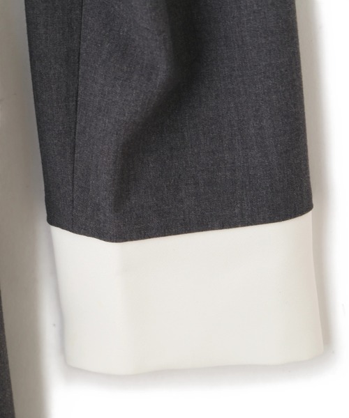 JILL by JILL STUART（ジルバイジルスチュアート）の「◇ジャケットレイヤードワンピース（ワンピース・レディース・ブラック/グレー・MEDIUM/SMALL）」の8枚目の写真