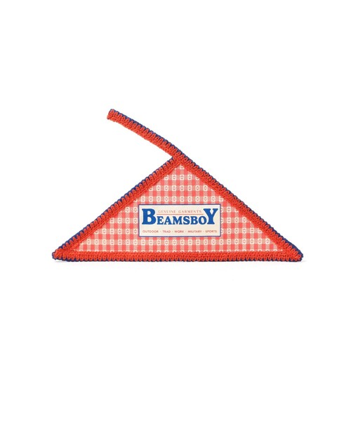 BEAMS BOY(ビームスボーイ)の「【7/24再値下げ】ハンガー ポーチ(ポーチ・レディース・ブルー/レッド・ONE SIZE)」の1枚目の写真