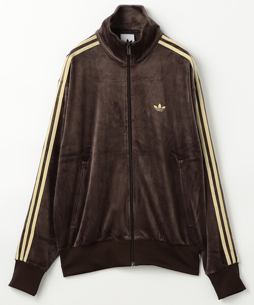adidas(アディダス)の「adidas/アディダス FB TT VELOUR(その他アウター・メンズ・チャコールグレー/ブラウン/グリーン・MEDIUM/LARGE/X-LARGE)」の3枚目の写真