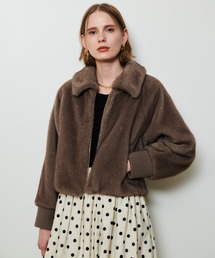 allureville | フェイクミンクファーブルゾン(ブルゾン)