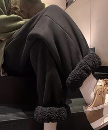 裏ボア ルーズスウェットパンツ