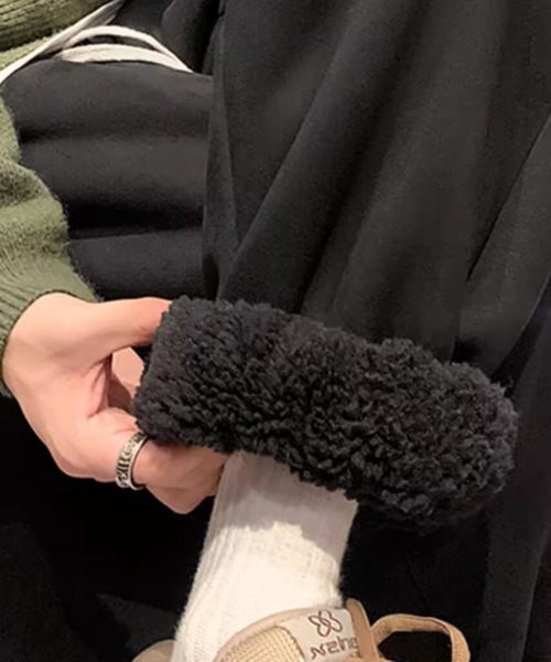 SHEPP(シープ)の「裏ボア ルーズスウェットパンツ(スウェットパンツ・レディース・カーキ/ブラック・L/M)」の17枚目の写真