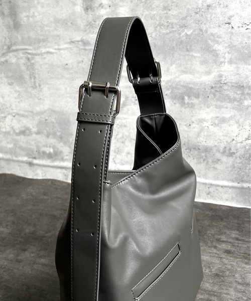 POUTOJOURU（ポートジュール）の「【ポートジュール】ワイドハンドルトートバッグ　/　A4サイズ　14インチ（トートバッグ・レディース・グレー/ブラック/ブラウン・FREE）」の6枚目の写真