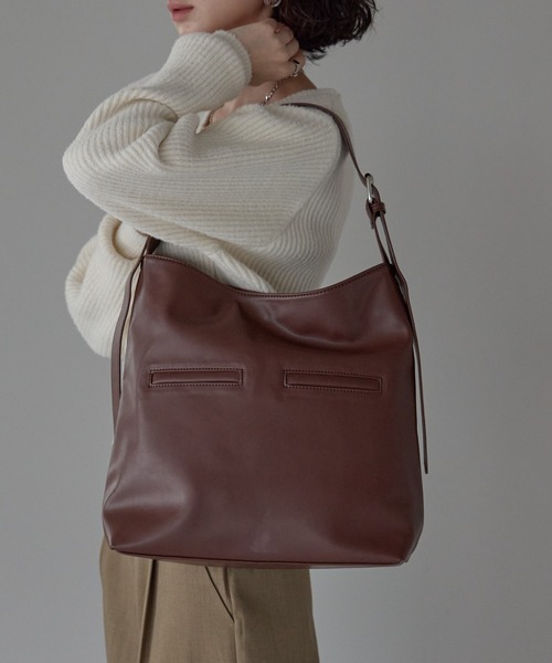 POUTOJOURU（ポートジュール）の「【ポートジュール】ワイドハンドルトートバッグ　/　A4サイズ　14インチ（トートバッグ・レディース・グレー/ブラック/ブラウン・FREE）」の21枚目の写真