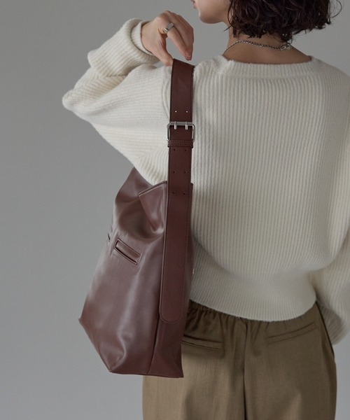 POUTOJOURU（ポートジュール）の「【ポートジュール】ワイドハンドルトートバッグ　/　A4サイズ　14インチ（トートバッグ・レディース・グレー/ブラック/ブラウン・FREE）」の20枚目の写真