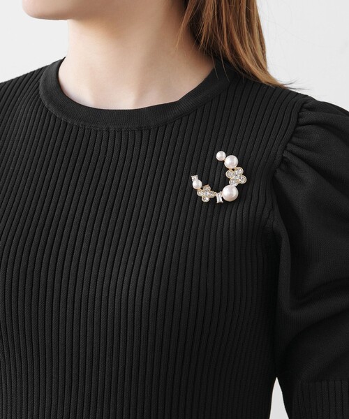 TOCCA(トッカ)の「WITH FLORA 2WAY BROOCH NECKLACE ブローチネックレス(ブローチ/コサージュ・レディース・シルバー系/ゴールド系・F)」の8枚目の写真