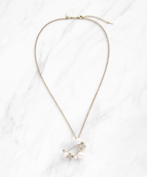 TOCCA(トッカ)の「WITH FLORA 2WAY BROOCH NECKLACE ブローチネックレス(ブローチ/コサージュ・レディース・シルバー系/ゴールド系・F)」の13枚目の写真