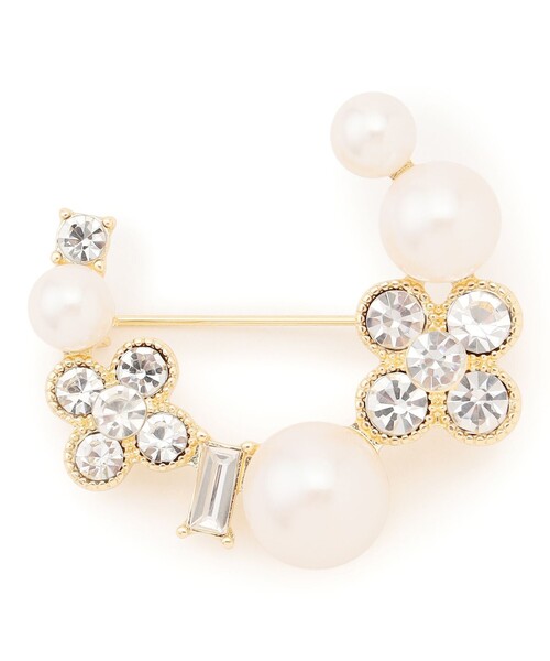 TOCCA(トッカ)の「WITH FLORA 2WAY BROOCH NECKLACE ブローチネックレス(ブローチ/コサージュ・レディース・シルバー系/ゴールド系・F)」の18枚目の写真