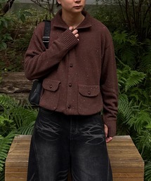 Gaphos （ガフォス）の「カラーネップニットカーディガン（カーディガン/ボレロ）」