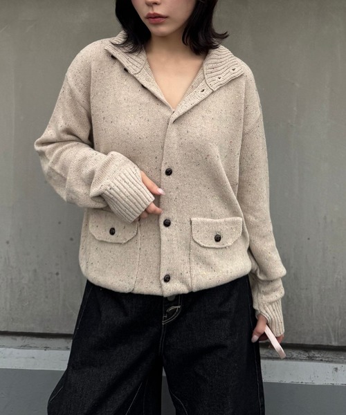 Color‑knit кардиган — разноцветный вязаный кардиган