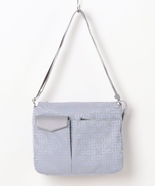 U by Ungaro（ユーバイウンガロ）の「U by ungaro(ユーバイウンガロ)　ルイ　ショルダー（M）（ショルダーバッグ・レディース・ベージュ/ブラック/ブルーグレー・FREE）」の2枚目の写真