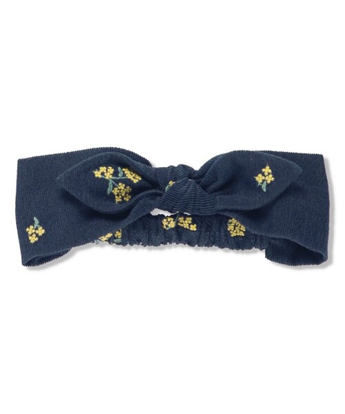BRANSHES（ブランシェス）の「【ベビー / おそろい】きんもくせい刺繍ヘアバンド（ヘアバンド・キッズ・ネイビー/ピンク・FREE）」の7枚目の写真