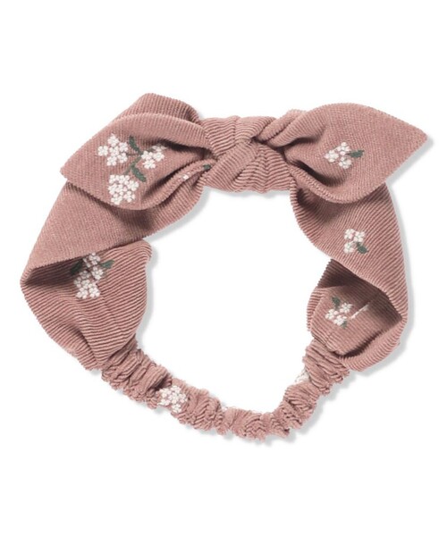 BRANSHES（ブランシェス）の「【ベビー / おそろい】きんもくせい刺繍ヘアバンド（ヘアバンド・キッズ・ネイビー/ピンク・FREE）」の8枚目の写真