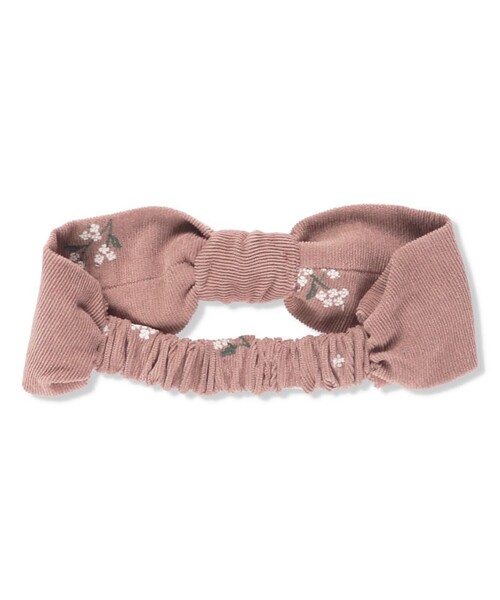 BRANSHES（ブランシェス）の「【ベビー / おそろい】きんもくせい刺繍ヘアバンド（ヘアバンド・キッズ・ネイビー/ピンク・FREE）」の9枚目の写真