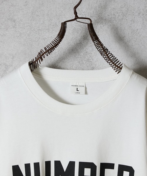 NUMBER (N)INE(ナンバーナイン)の「NUMBER NINERS PRINTED CLASSIC L/S T-SHIRT / ナンバーナイナーズ ロゴプリント クラシック ロンT(Tシャツ/カットソー・メンズ・ブラック/チャコール/ホワイト・M/L/XL)」の16枚目の写真