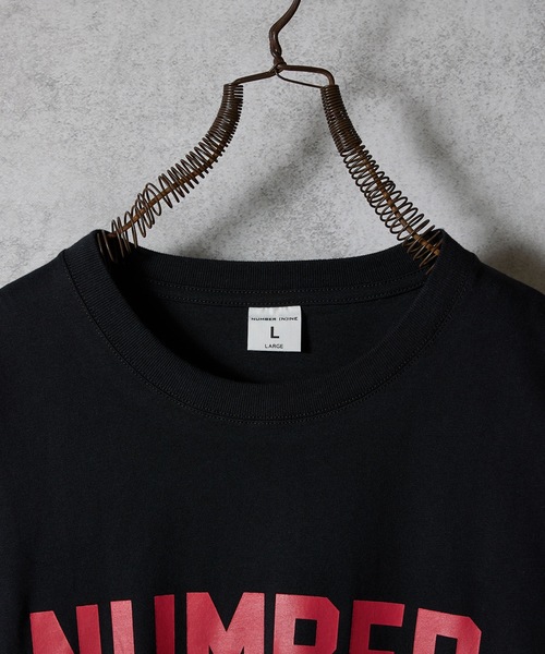 NUMBER (N)INE(ナンバーナイン)の「NUMBER NINERS PRINTED CLASSIC L/S T-SHIRT / ナンバーナイナーズ ロゴプリント クラシック ロンT(Tシャツ/カットソー・メンズ・ブラック/チャコール/ホワイト・M/L/XL)」の11枚目の写真