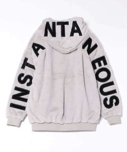 CORISCO（コリスコ）の「バックロゴファーブルゾン(M1)（ブルゾン・メンズ・ベージュ/ホワイト/ブラック系1/レオパード/ブラック系3/グレー系その他/シルバー/ブラック系2・MEDIUM/LARGE/X-LARGE）」の9枚目の写真