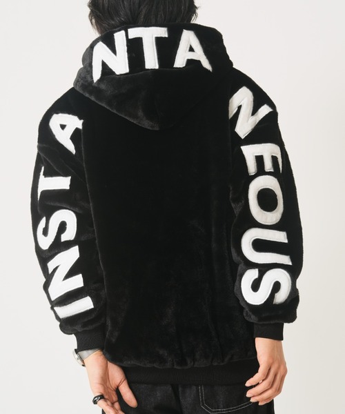 CORISCO（コリスコ）の「バックロゴファーブルゾン(M1)（ブルゾン・メンズ・ベージュ/ホワイト/ブラック系1/レオパード/ブラック系3/グレー系その他/シルバー/ブラック系2・MEDIUM/LARGE/X-LARGE）」の2枚目の写真