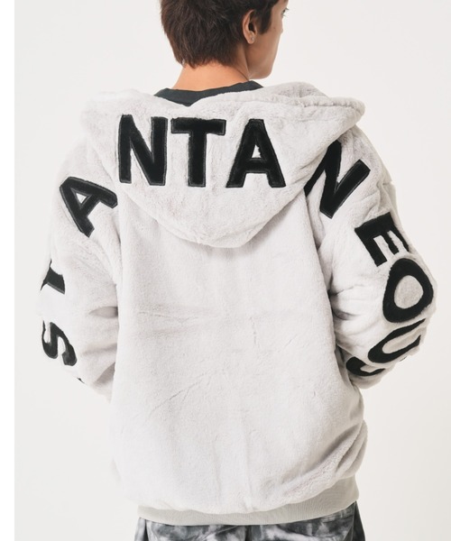 CORISCO（コリスコ）の「バックロゴファーブルゾン(M1)（ブルゾン・メンズ・ベージュ/ホワイト/ブラック系1/レオパード/ブラック系3/グレー系その他/シルバー/ブラック系2・MEDIUM/LARGE/X-LARGE）」の7枚目の写真