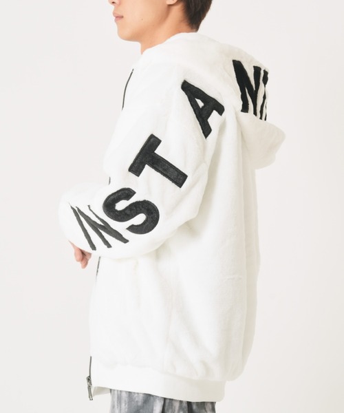 CORISCO（コリスコ）の「バックロゴファーブルゾン(M1)（ブルゾン・メンズ・ベージュ/ホワイト/ブラック系1/レオパード/ブラック系3/グレー系その他/シルバー/ブラック系2・MEDIUM/LARGE/X-LARGE）」の13枚目の写真