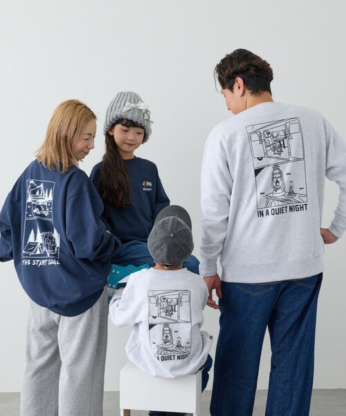 CIAOPANIC TYPY（チャオパニックティピー）の「【KIDS】【ジュニアサイズあり】ojisanスウェット(OSORO)（スウェット・キッズ・ネイビー/グレー・SMALL/MEDIUM/XX-LARGE/X-LARGE/LARGE）」の20枚目の写真