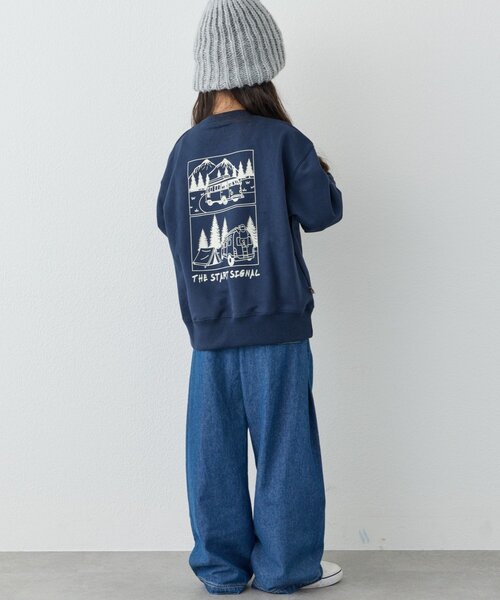 CIAOPANIC TYPY（チャオパニックティピー）の「【KIDS】【ジュニアサイズあり】ojisanスウェット(OSORO)（スウェット・キッズ・ネイビー/グレー・SMALL/MEDIUM/XX-LARGE/X-LARGE/LARGE）」の16枚目の写真