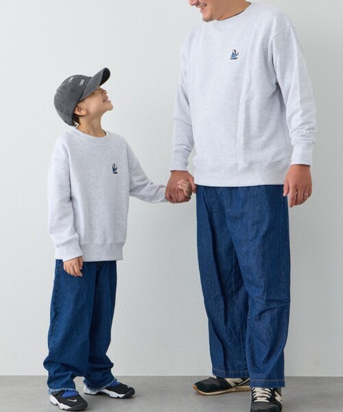 CIAOPANIC TYPY（チャオパニックティピー）の「【KIDS】【ジュニアサイズあり】ojisanスウェット(OSORO)（スウェット・キッズ・ネイビー/グレー・SMALL/MEDIUM/XX-LARGE/X-LARGE/LARGE）」の15枚目の写真