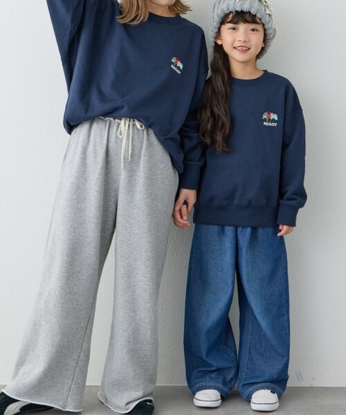 CIAOPANIC TYPY（チャオパニックティピー）の「【KIDS】【ジュニアサイズあり】ojisanスウェット(OSORO)（スウェット・キッズ・ネイビー/グレー・SMALL/MEDIUM/XX-LARGE/X-LARGE/LARGE）」の14枚目の写真