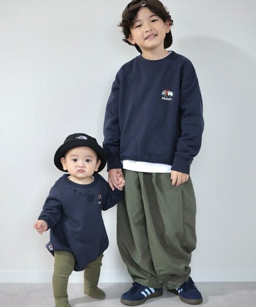 CIAOPANIC TYPY（チャオパニックティピー）の「【KIDS】【ジュニアサイズあり】ojisanスウェット(OSORO)（スウェット・キッズ・ネイビー/グレー・SMALL/MEDIUM/XX-LARGE/X-LARGE/LARGE）」の13枚目の写真