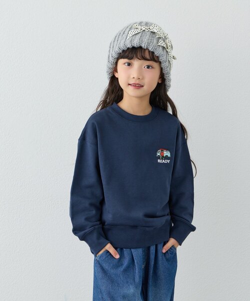 CIAOPANIC TYPY（チャオパニックティピー）の「【KIDS】【ジュニアサイズあり】ojisanスウェット(OSORO)（スウェット・キッズ・ネイビー/グレー・SMALL/MEDIUM/XX-LARGE/X-LARGE/LARGE）」の12枚目の写真