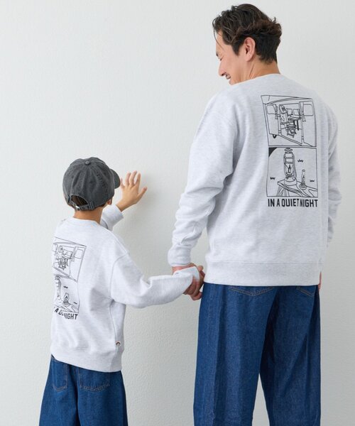 CIAOPANIC TYPY（チャオパニックティピー）の「【KIDS】【ジュニアサイズあり】ojisanスウェット(OSORO)（スウェット・キッズ・ネイビー/グレー・SMALL/MEDIUM/XX-LARGE/X-LARGE/LARGE）」の7枚目の写真