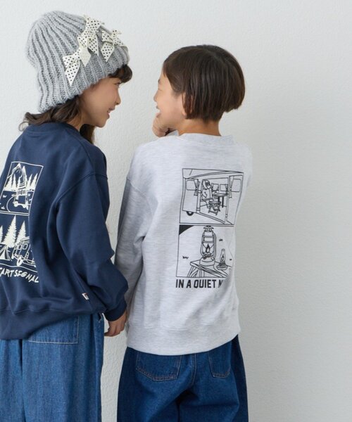 CIAOPANIC TYPY（チャオパニックティピー）の「【KIDS】【ジュニアサイズあり】ojisanスウェット(OSORO)（スウェット・キッズ・ネイビー/グレー・SMALL/MEDIUM/XX-LARGE/X-LARGE/LARGE）」の6枚目の写真