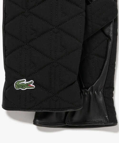 LACOSTE（ラコステ）の「モノグラムキルティングレザーコンビグローブ（手袋・メンズ・グレー/ブラック/ネイビー・FREE）」の8枚目の写真