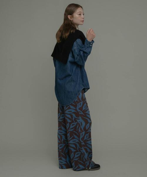 URBAN RESEARCH Sonny Label（アーバンリサーチサニーレーベル）の「ニュアンスプリントイージーパンツ（その他パンツ・レディース・チャコールグレー/ベージュ/ブラウン・FREE）」の22枚目の写真