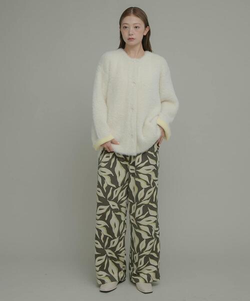 URBAN RESEARCH Sonny Label（アーバンリサーチサニーレーベル）の「ニュアンスプリントイージーパンツ（その他パンツ・レディース・チャコールグレー/ベージュ/ブラウン・FREE）」の9枚目の写真