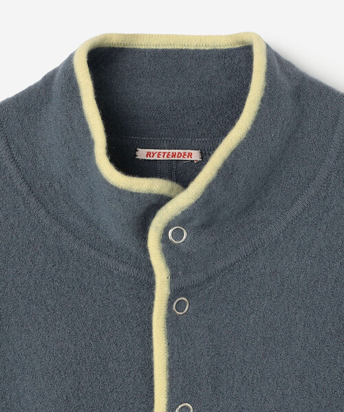 RYE TENDER | 〈別注〉 ハーフボタン プルオーバー MEN（ニット