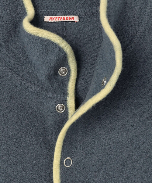 RYE TENDER | 〈別注〉 ハーフボタン プルオーバー MEN（ニット