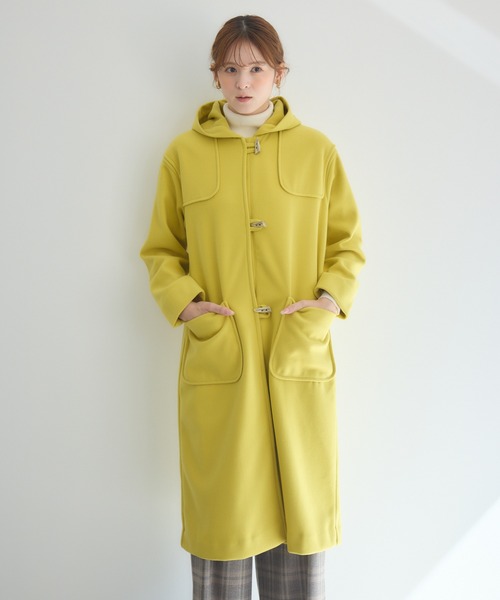 SHIPSダッフルコート♡イエロー KATHARINE ROSS】マイクロシープダッフルコート（ダッフルコート