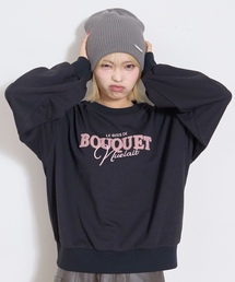 LOVETOXIC | 【秒かわトップス】ロゴ刺しゅうベーシックスウェット(スウェット)