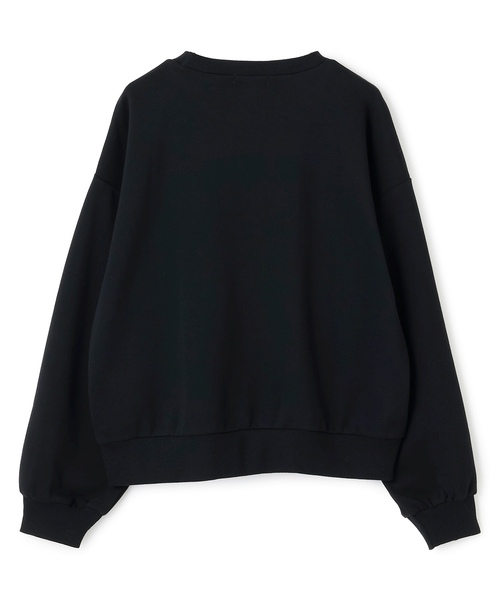 LOVETOXIC（ラブトキシック）の「【秒かわトップス】ロゴ刺しゅうベーシックスウェット（スウェット・キッズ・ブラック/ホワイト系その他/エンジ/オフホワイト・S:140cm/L:160cm/130cm/M:150cm）」の15枚目の写真