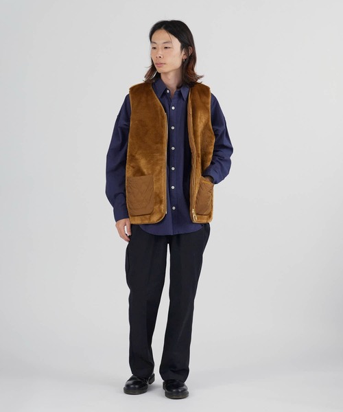 Barbour/バブア― karin faux fur gilet カリン ダイヤキルトファー