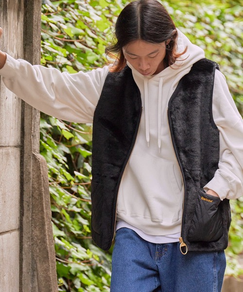※バンさん専用　Barbour ブラック ファーベスト Barbour バブアー ファーライナー スリムフィット ブラック SL Fur