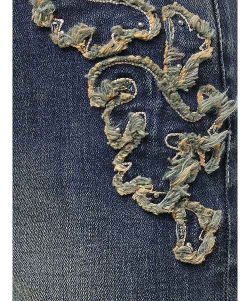 EVRIS（エヴリス）の「ウエスタンデザインフレアデニムパンツ（デニムパンツ・レディース・インディゴブルー/ライトブルー・SMALL/MEDIUM）」の16枚目の写真