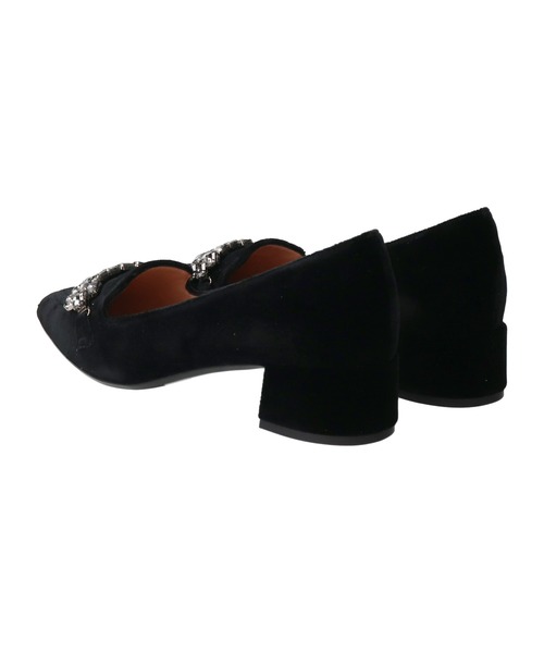 inter-chaussures（インターショシュール）の「【INTER-CHAUSSURES】ポインテッドトウビジューパンプス(I1006N)（パンプス・レディース・ブラック・38/35/37/39）」の3枚目の写真