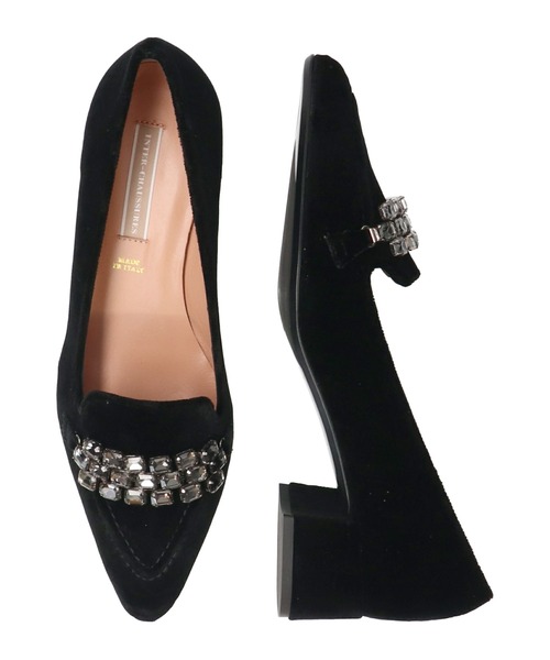 inter-chaussures（インターショシュール）の「【INTER-CHAUSSURES】ポインテッドトウビジューパンプス(I1006N)（パンプス・レディース・ブラック・38/35/37/39）」の6枚目の写真