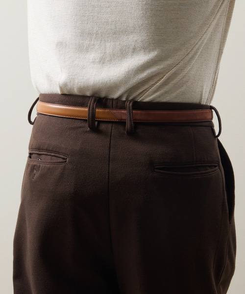 ITTI(イッチ)の「ITTI イッチ / Metal by The Letters SLIM WESTERN BELT - PM / STNB レターズコラボレーションレザーナローベルト 牛革 / ITTI-GOODS-096-STNB-PM(ベルト・メンズ・ブラック/ブラウン・FREE)」の21枚目の写真