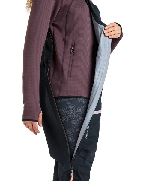 ROXY(ロキシー)の「GORE-TEX LUNALITE 3L/ロキシーゴアテックススキースノーボードウェア(ゴアテックスビブパンツ)(その他パンツ・レディース・ブラック・MEDIUM/LARGE)」の6枚目の写真