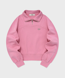 Fallett（ファレット）の「Half Zip-Up Sweatshirt Pink（スウェット）」