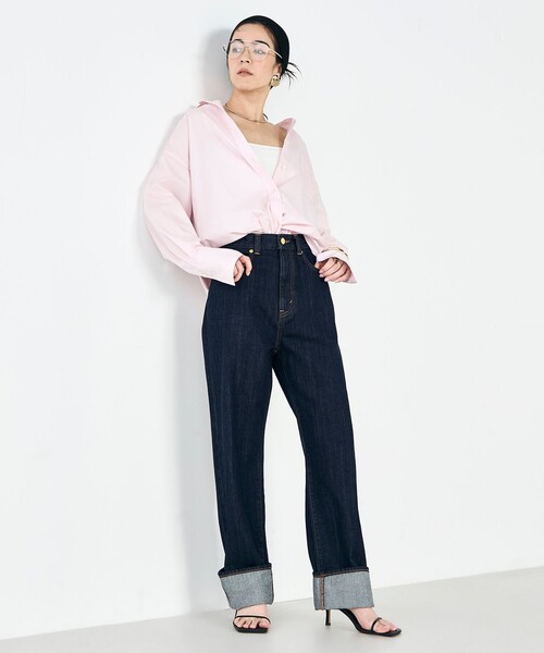 NOLLEY’S Sophi（ノーリーズソフィ）の「【一部WEB限定カラー】ウォッシャブルオックス2WAYシャツ（シャツ/ブラウス・レディース・ベビーピンク/ブルー/ネイビー・38）」の17枚目の写真